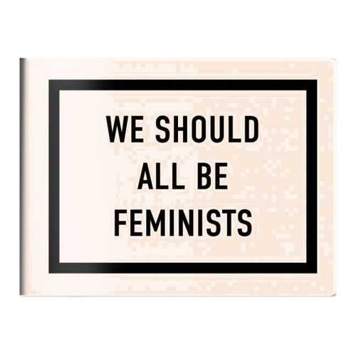 Кардхолдер We should all be feminists бежевый в Коламбия