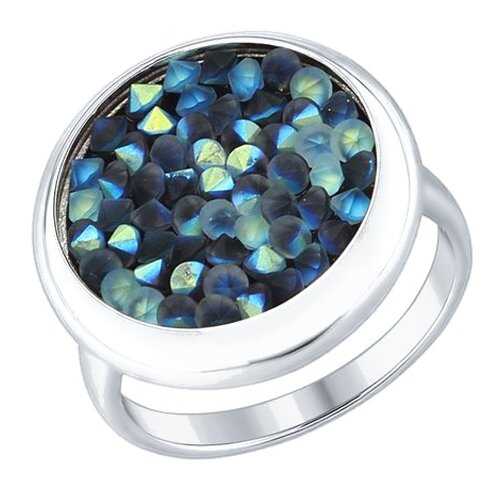Кольцо женское SOKOLOV из серебра с кристаллами Swarovski 94012430 р.19 в Коламбия