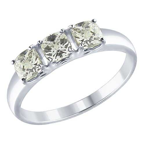 Кольцо женское SOKOLOV из серебра со Swarovski Zirconia 89010063 р.16.5 в Коламбия