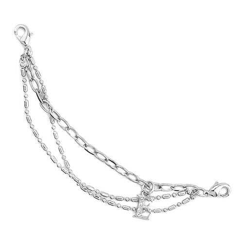 Браслет женский ELEGANZZA BRSN-015 silver/white rhodium в Коламбия