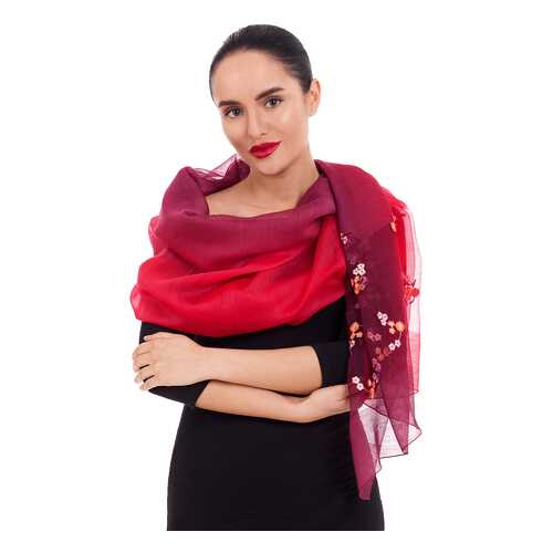 Палантин женский Le Motif Couture YSX03-2 красный в Коламбия