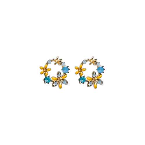 Серьги Corona style B005E1119884K025-YELLOW в Коламбия