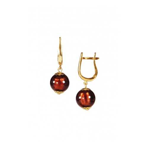 Серьги Perla Grande Oro 09030603 коричневые в Коламбия