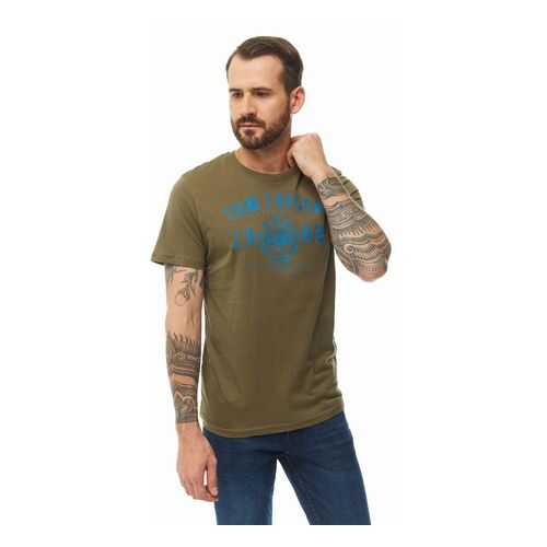 Футболка мужская TOM TAILOR 1008637-10349 зеленая XL в Коламбия