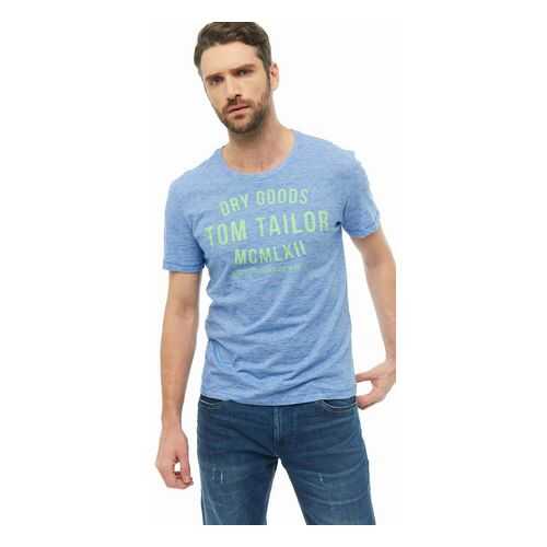 Футболка мужская TOM TAILOR 1008640-21868 синяя M в Коламбия