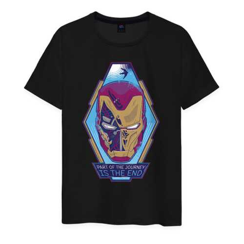 Футболка мужская ВсеМайки 1826659 черная XXXL в Коламбия