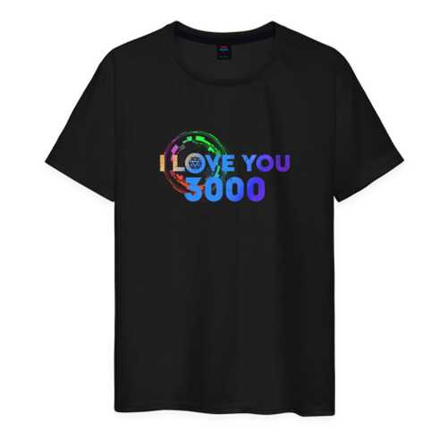 Футболка мужская ВсеМайки 1844023 черная XXXL в Коламбия