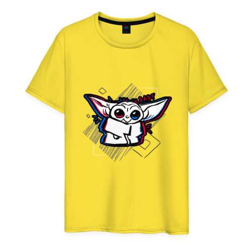 Футболка мужская ВсеМайки 2147273 желтая XXXL в Коламбия