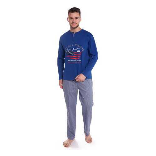 Пижама мужская Sis PJ1015 синяя XL в Коламбия