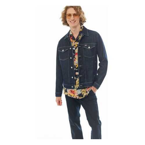 Куртка мужская Tommy Jeans DM0DM07618 1BK save classic синяя S в Коламбия
