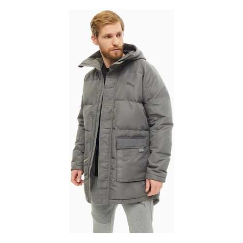 Пуховик мужской PUMA 58002637 серый L в Коламбия