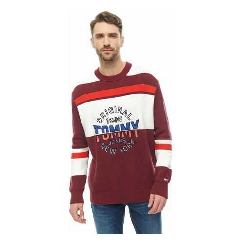 Свитер мужской Tommy Jeans DM0DM06992 0EH красный M в Коламбия