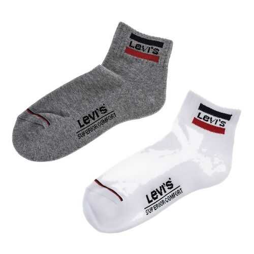 Комплект носков мужских Levi’s® 3715701460 белые 35-38 US в Коламбия