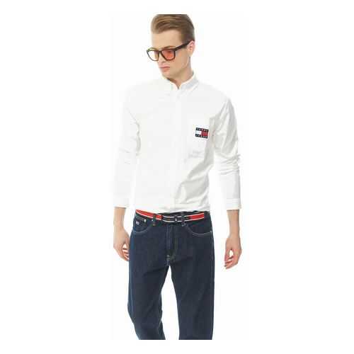 Рубашка мужская Tommy Jeans DM0DM07895 белая S в Коламбия