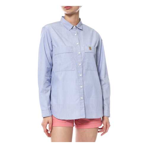 Рубашка женская FOLK WFW2460S.BLUE голубая M в Коламбия