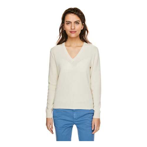 Пуловер женский United Colors of Benetton 20A_1002D4488 белый M в Коламбия