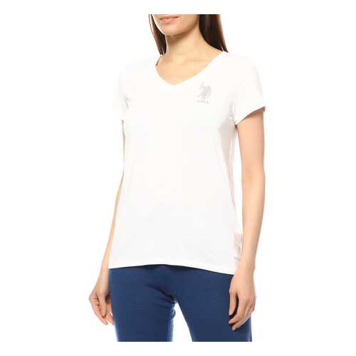 Футболка женская U.S. POLO Assn. G082SZ0110CIYOSEL-IY08 белая M в Коламбия