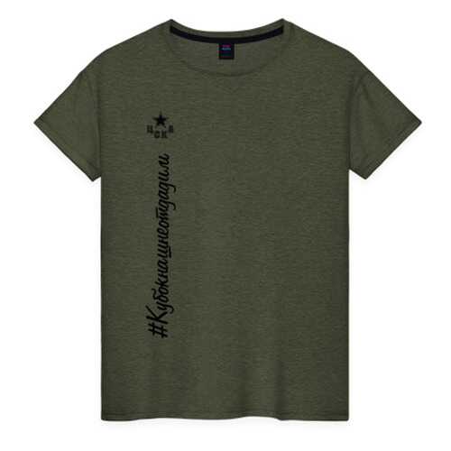 Футболка женская ВсеМайки 2453037 хаки XXXL в Коламбия