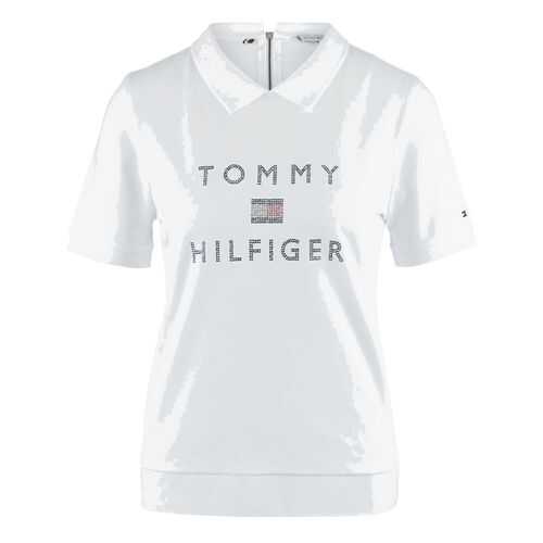 Поло женское Tommy Hilfiger WW0WW27866 белое XS в Коламбия