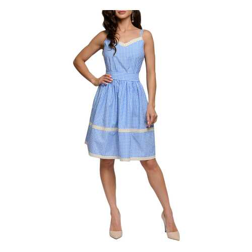 Платье-сарафан женское D&M by 1001DRESS DM01613BL синее L в Коламбия