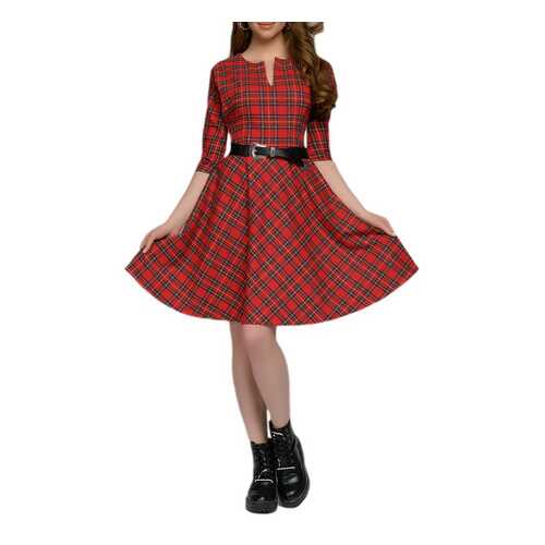 Платье женское D&M by 1001DRESS 0112001-01811RD красное S в Коламбия
