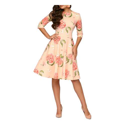 Платье женское D&M by 1001DRESS DM01487PH розовое S в Коламбия