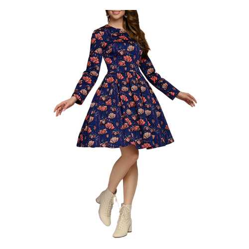 Платье женское D&M by 1001DRESS DM01851BL синее S в Коламбия
